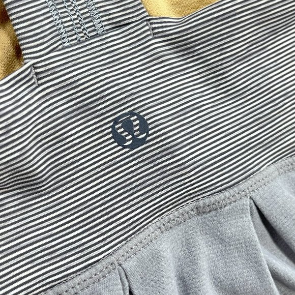 Lululemon Power Dance Women's 4 Loose Draped Gray Sports Bra Tank - Picture 9 of 16